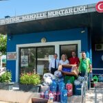 ‘Mavi Kapak’ kampanyasına muhtarlardan 550 kilogramlık destek