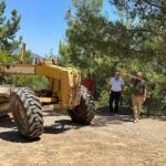 Yayla Kuzdere yolunda çalışmalar devam ediyor