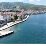 Değirmendere sahili dalga kırıcı setle güçlendirildi
