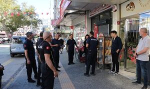 Edremit’te kaldırım işgallerine zabıtadan denetim