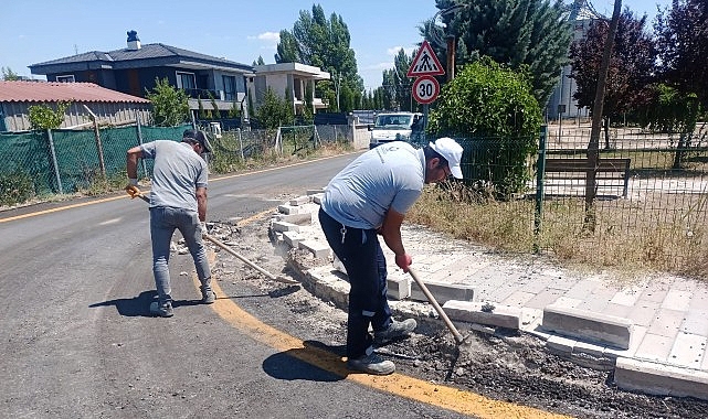 Ekiplerden ilçe genelinde bakım ve onarım çalışması