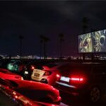 İnciraltı’nda arabada sinema keyfi