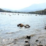 Kemer’de 575 metrelik deniz bariyeri takıldı