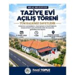 Milas Belediyesi Taziye Evi’nin Açılış Töreni Gerçekleştirilecek