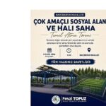Milas Belediyesi’nden Bahçeburun’a Çok Amaçlı Sosyal Alan ve Halı Saha